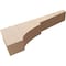 Ekena Millwork 4"W x 24"D x 8"H Thin Monterey Rough Cedar Woodgrain TimberThane Corbel, Primed Tan CORUR04X24X08MONRCPR - alternate 4